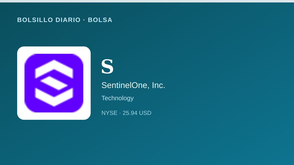 Portada del análisis de SentinelOne, Inc. (S) en el sector Technology.